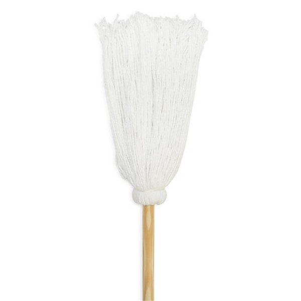 Carolina Mop Manufacturing Carolina Mop Manufacturing 8064-M 16 oz Duty Rayon 4-Ply Deck Mop with Metal Handle 8064-M